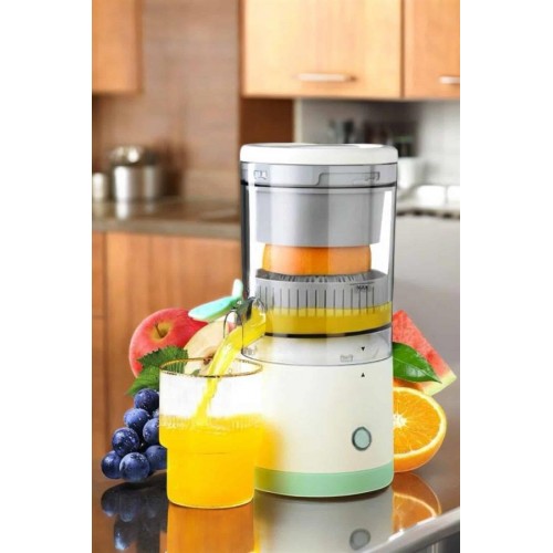 Meyve Sıkacağı USB Şarjlı Taşınabilir Çift Bıçaklı Güvenlik Kilidi