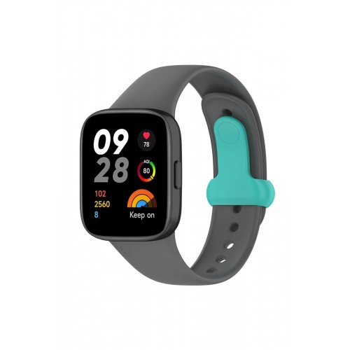 Xiaomi Redmi Watch 3 Origin Silikon Kordon - Füme-(5796)