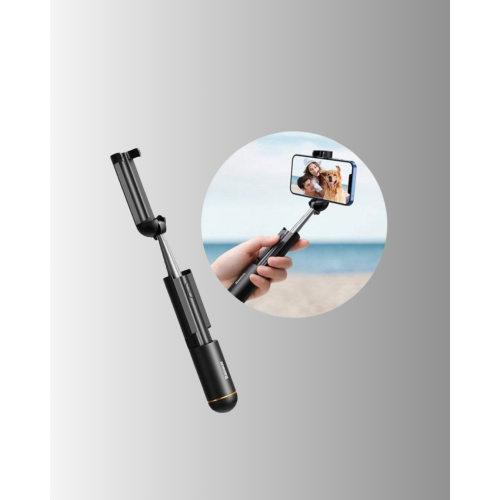 Bluetooth Işıklı Uzaktan Kumandalı Selfie Çubuğu – 130 cm Yükseklik