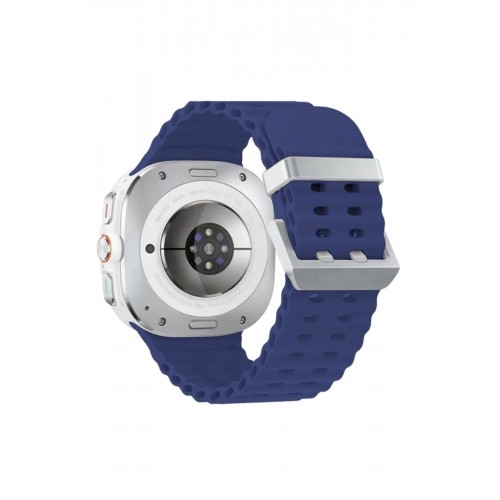 Watch 7 Ultra KR417 Rug Silikon Kordon - Lacivert-(5796)