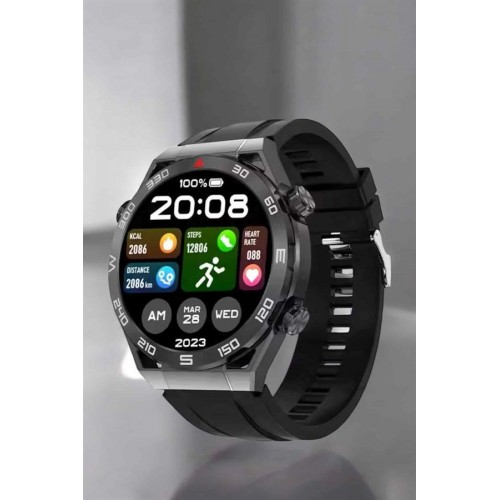 Akıllı Saat Yeni Nesil 2024 Model Metal Kordonlu Bluetooth Bağlantılı