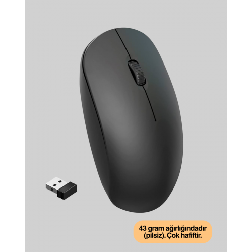 Sessiz ve Ergonomik Mouse – USB Bağlantılı ve DPI Ayarlı Sessiz ve Ergonomik Mouse – USB Bağlantılı ve DPI Ayarlı