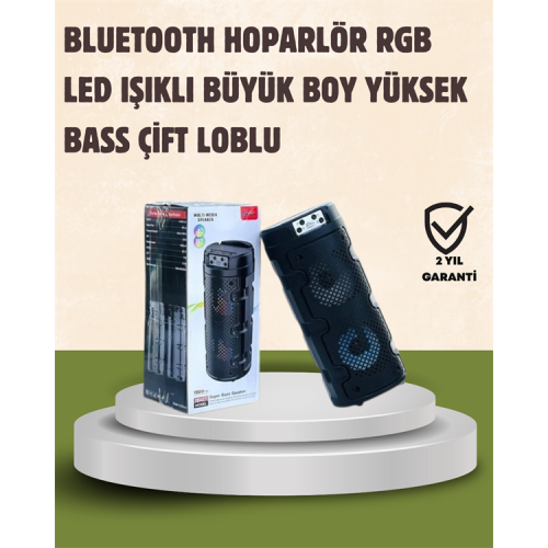 Kompakt Tasarım Yüksek Ses Performansı – Çoklu Giriş Seçenekli Kablosuz Hoparlör (Bluetooth USB SD Kart AUX)