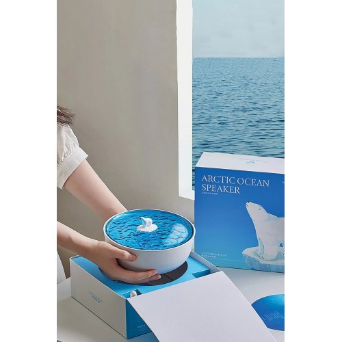 Z5 Arktik Okyanus Temalı BT Kablosuz Hoparlör - Mavi-(5796) Z5 Arktik Okyanus Temalı BT Kablosuz Hoparlör - Mavi-(5796)