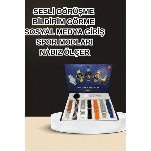 Dokunmatik Akıllı Saat Yeni Nesil Kulaklık Kampanyası Bluetooth Bağlantılı ANC Özelliği