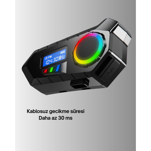Kablosuz Bluetooth İnterkom IP65 Suya Dayanıklı 40mm HD Ses ve 40 Saat Pil