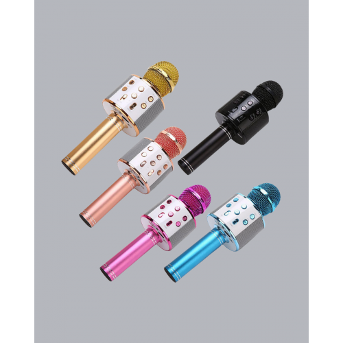 Bluetooth Karaoke Mikrofon – Yüksek Ses Kalitesi Yankı Efektli Uzun Ömürlü Pil