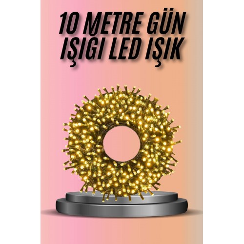 Dekoratif Aydınlatma Ampüllü 10 Metre Gün Işığı Şerit Led