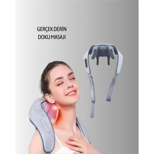 VNB-01 Şarjlı Isıtmalı Boyun ve Omuz Masaj Cihazı VNB-01 Şarjlı Isıtmalı Boyun ve Omuz Masaj Cihazı