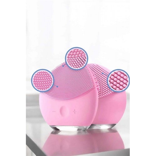 Profesyonel Yüz Temizleme Masaj Aleti Su Geçirmez Kablosuz Şarj Özellikli Kolay Temizlenebilir