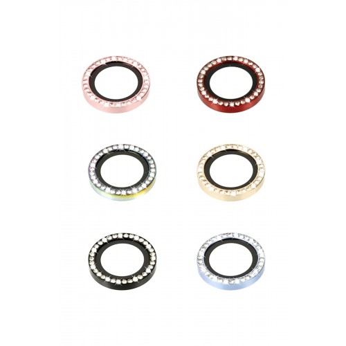 iPhone 14 Diamond Kamera Lens - Kırmızı-(5796) iPhone 14 Diamond Kamera Lens - Kırmızı-(5796)