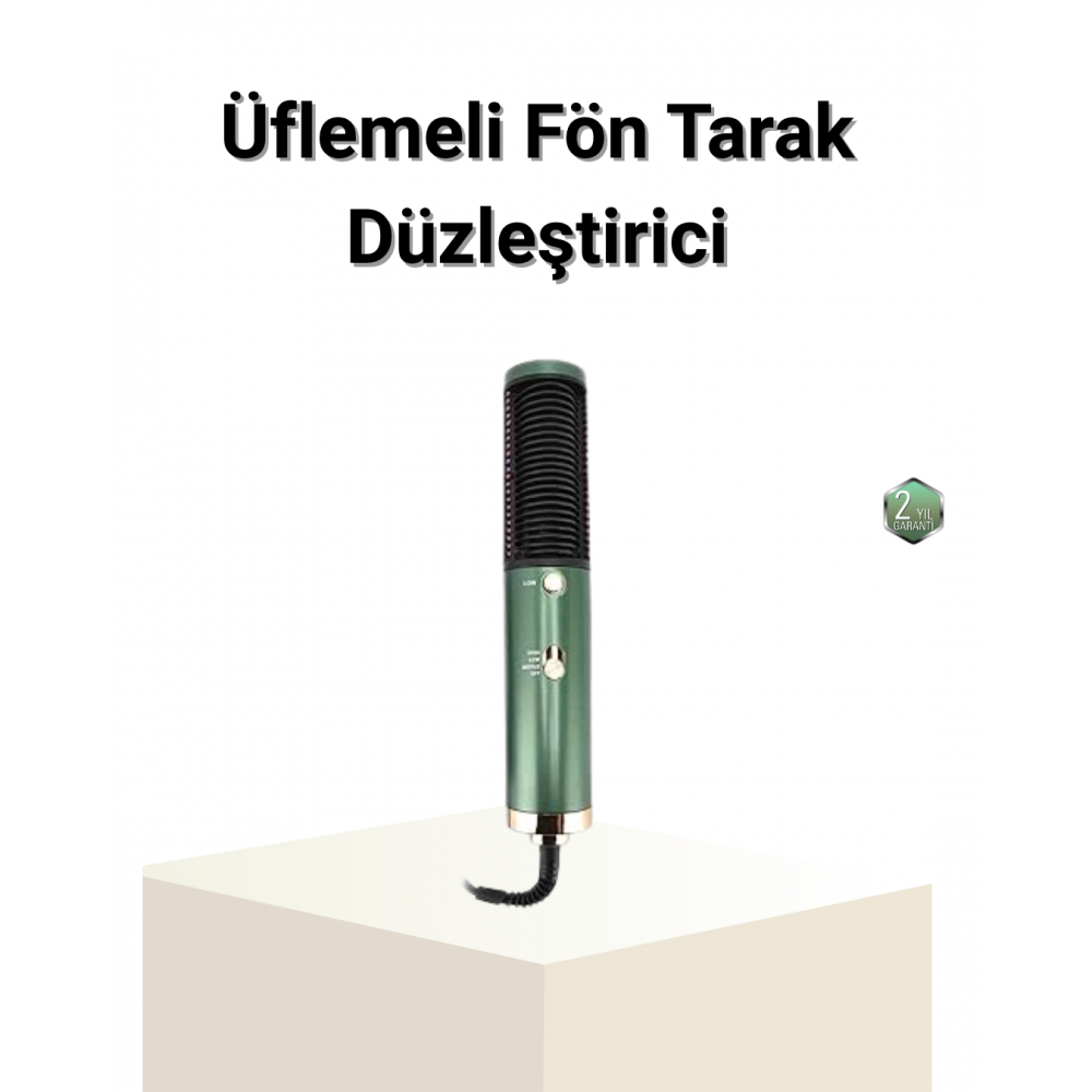 Seramik Plakalı Saç Düzleştirici – 200°C Ayarlanabilir Isı İyon Teknolojisi