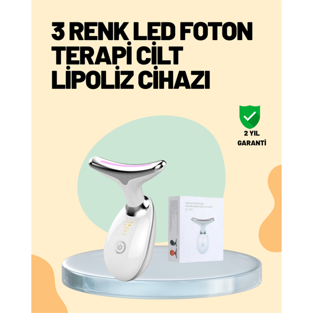 Şarjlı Akıllı Cilt Temizleme ve Nemlendirme Cihazı – 500 mAh Otomatik Kapanma ve EMS Modlu