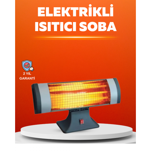 Sessiz Çalışan Quartz Tüp Infrared Isıtıcı 1800W