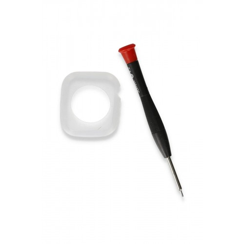 Apple Watch 44mm Metal Petek Kasalı Kordon - Gümüş-(5796)