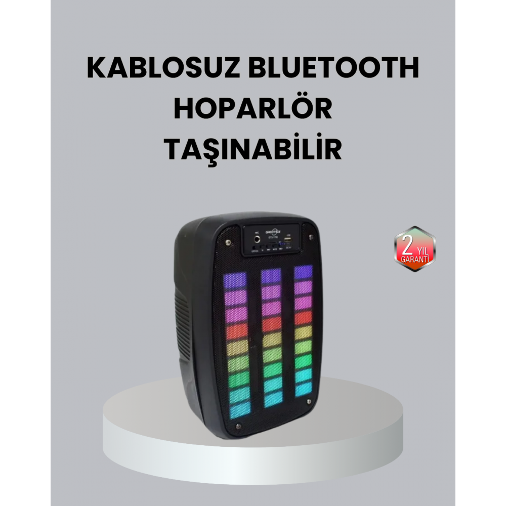 Kablosuz Bluetooth Müzik Cihazı – 2 Saat Batarya Süresi Şık ve Taşınabilir