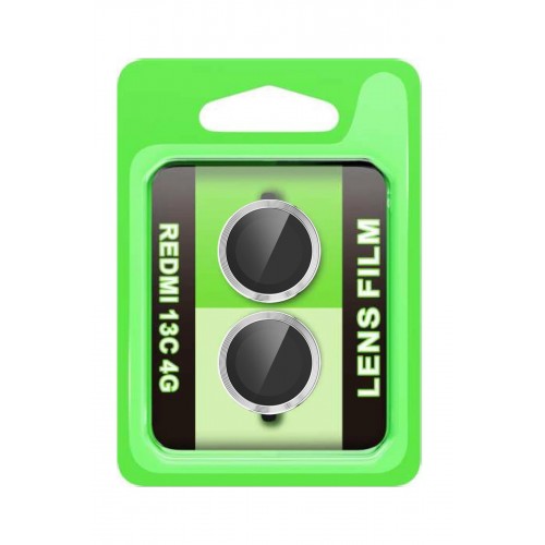 Xiaomi Redmi 13C Raze Metal Kamera Lens - Gümüş-(5796)