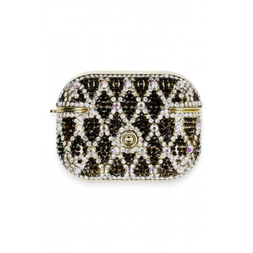 Airpods Pro 2 (2.nesil) Klor Taşlı Kılıf - Desen 3-(5796)