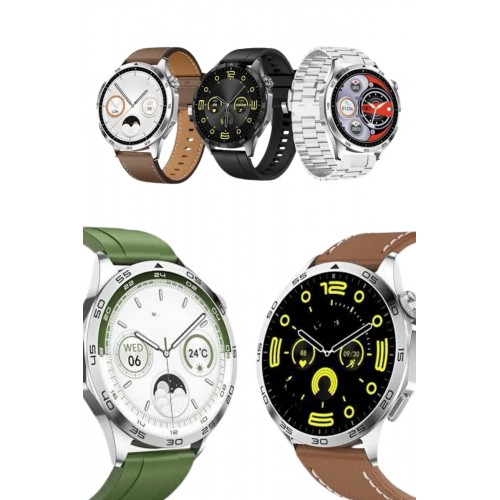 Amoled Ekran 3 Kordonlu Akıllı Saat 5.0 Bluetooth Bağlantılı Android ve İOS Uyumlu