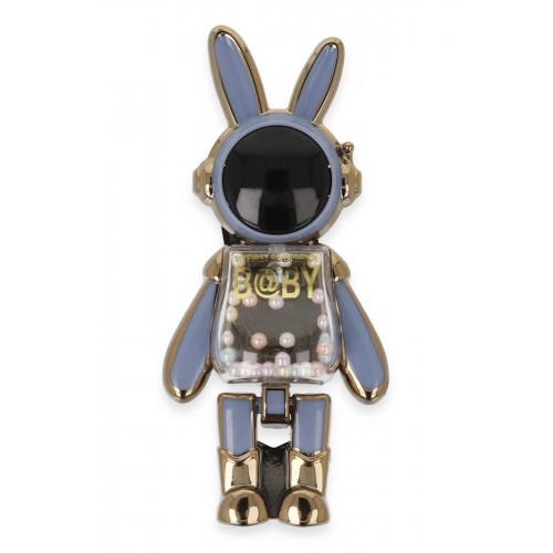 Astro Stand Tavşan Astronot - Açık Mavi-(5796)