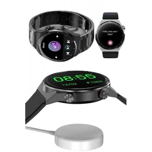 Çoklu Kordon Hediyeli Akıllı Saat Çağrı Cevaplama Müzik Dinleme Dokunmatik Ekran