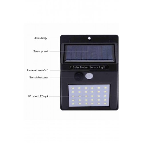 Dekoratif Lamba Güneş Enerjili Aydınlatma Dış Mekan Lambası