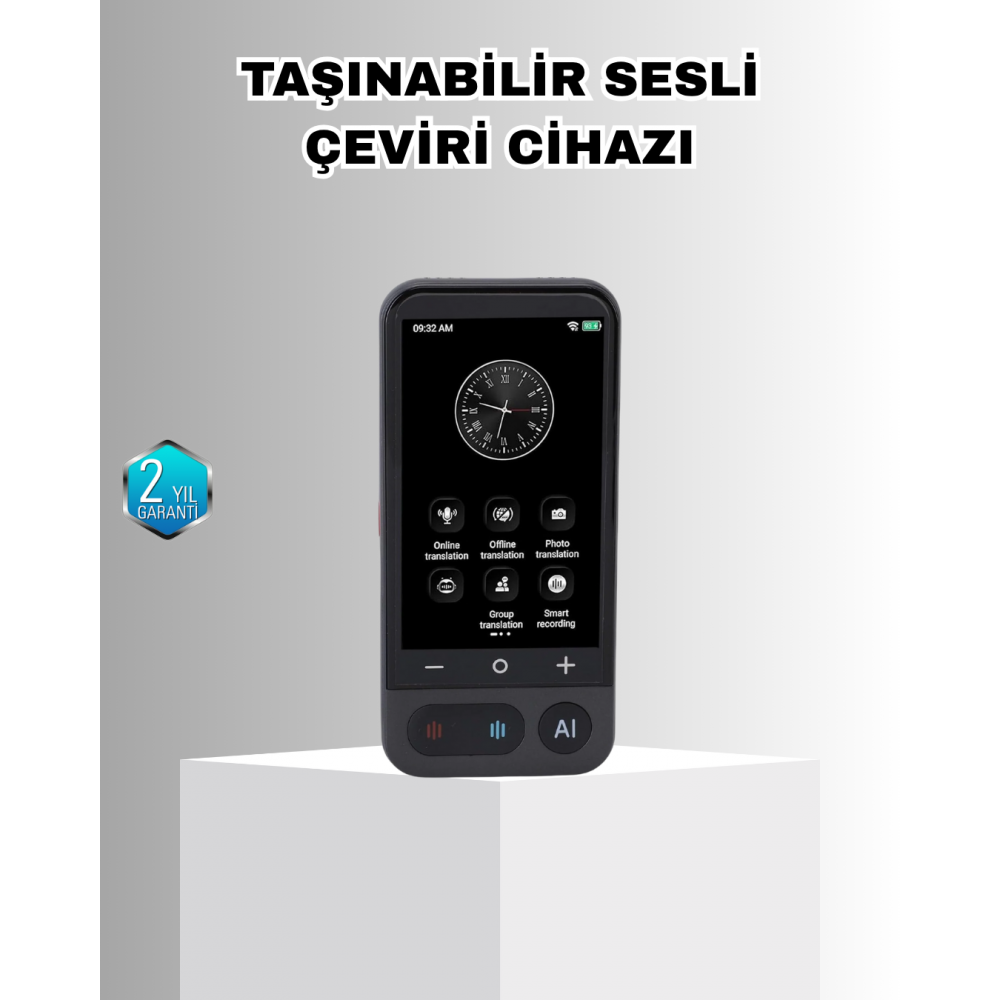 Akıllı Taşınabilir Tercüman – 17 Çevrimdışı 139 Çevrimiçi Dil Desteği