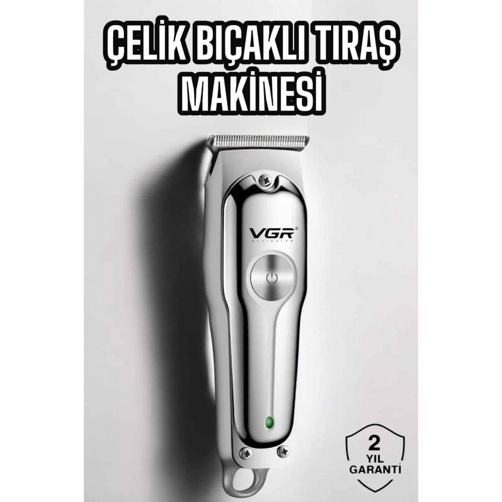 Tıraş Makinesi Profesyonel Tasarım Paslanmaz Çelik Bıçaklı