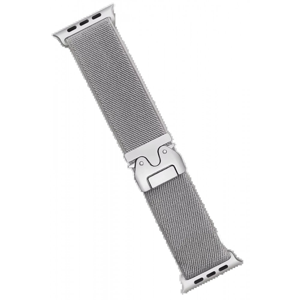 Apple Watch 42mm Forest Kumaş Kordon - Titan Gri-(5796)