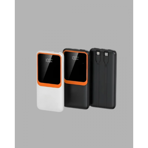 Powerbank 10000 mAh – Çift USB Çıkışlı Type-C Girişli Şık Beyaz Tasarım Powerbank 10000 mAh – Çift USB Çıkışlı Type-C Girişli Şık Beyaz Tasarım