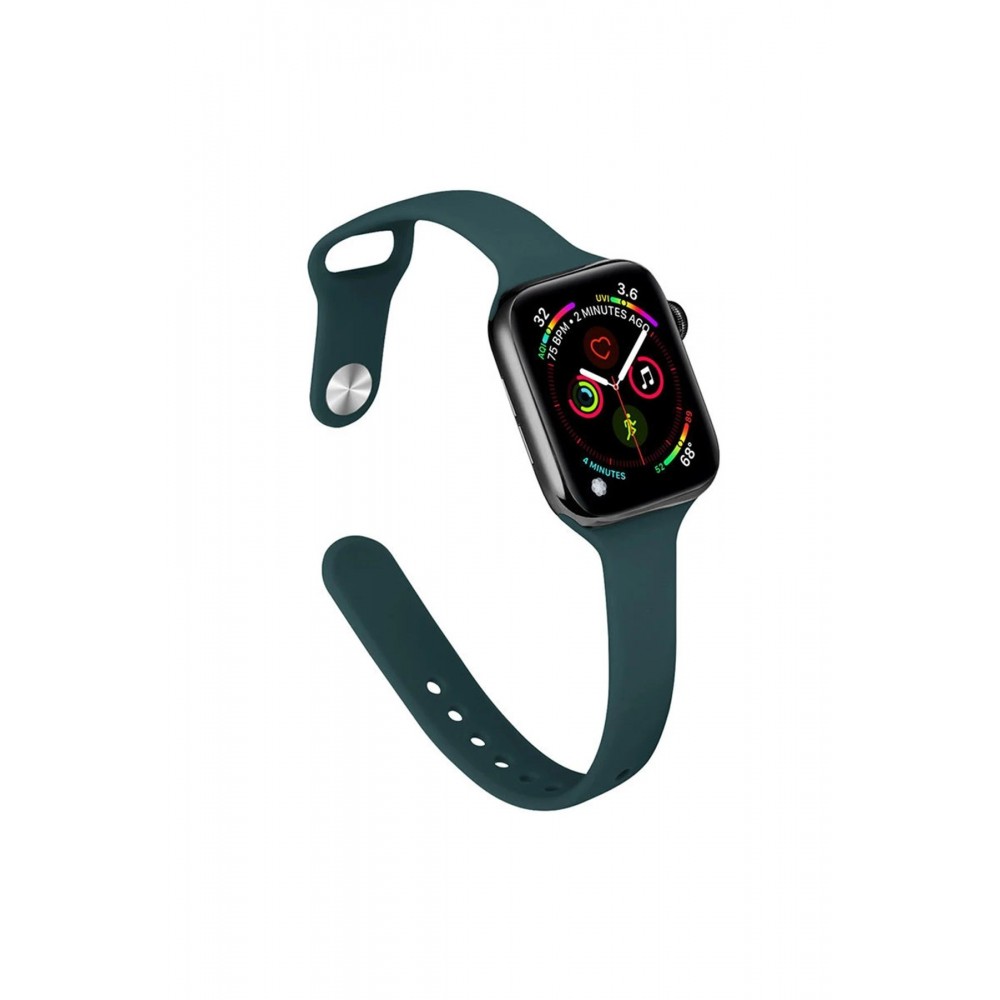 Apple Watch 38mm Klasik Kordon - Haki Yeşil-(5796)