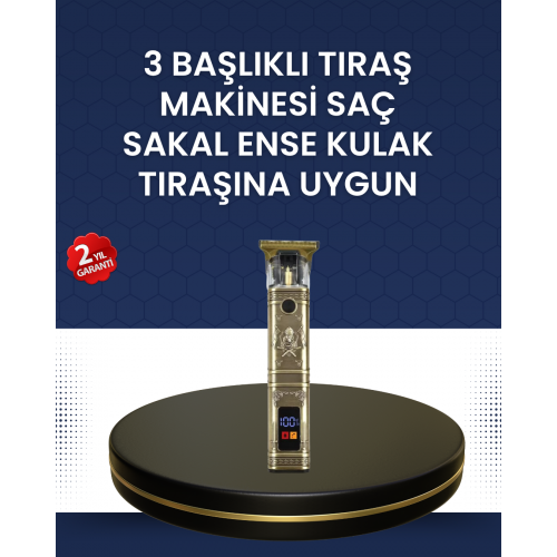 Burun ve Kulak İçin 2’si 1 Arada Tıraş Başlıklı Cihaz