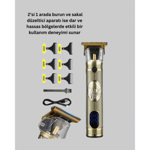 Burun ve Kulak İçin 2’si 1 Arada Tıraş Başlıklı Cihaz