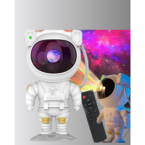 Astronot Şekilli Galaxy Projeksiyon Lambası Nebula Efektli Dekoratif Lamba Astronot Şekilli Galaxy Projeksiyon Lambası Nebula Efektli Dekoratif Lamba