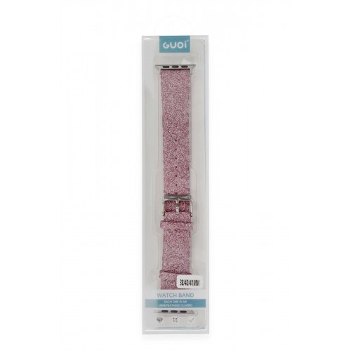 Apple Watch 38mm Creeper Desenli Kordon - Rose Gold-(5796)