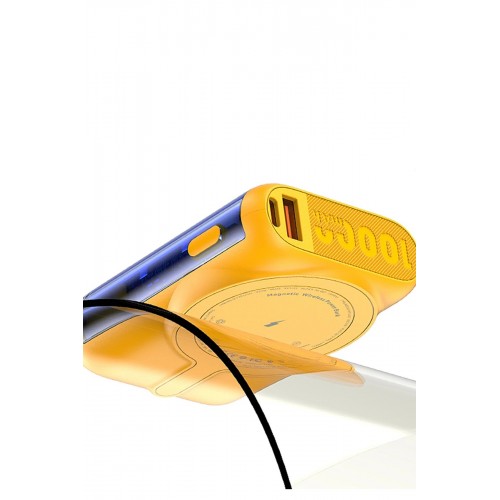 J31 10.000 mAh 20W PD Magsafe Powerbank - Turuncu-(5796)