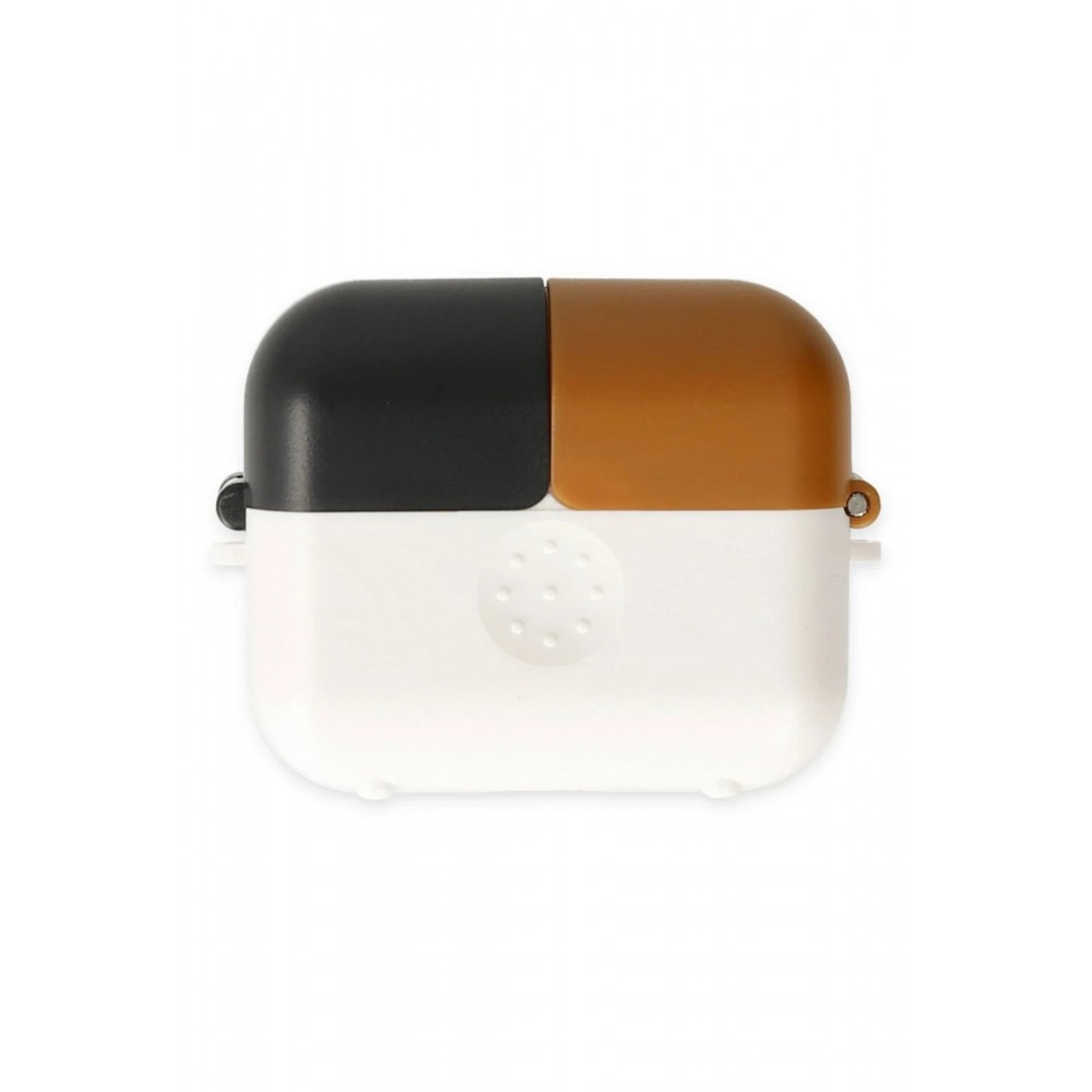 Airpods 3 (3.nesil) Basmalı Kılıf - Beyaz-Siyah-Kahverengi-(5796)