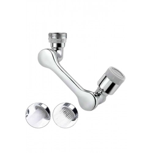 Mutfak Musluk Başlığı 1080 Derece Dönebilir Oynar Başlıklı Musluk Aparatı Mutfak Musluk Başlığı 1080 Derece Dönebilir Oynar Başlıklı Musluk Aparatı