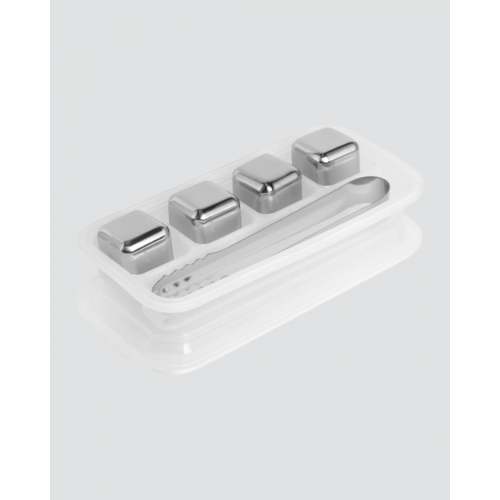 304 Paslanmaz Çelik Buz Küpü Seti Sulandırmadan Soğutan Yeniden Kullanılabilir