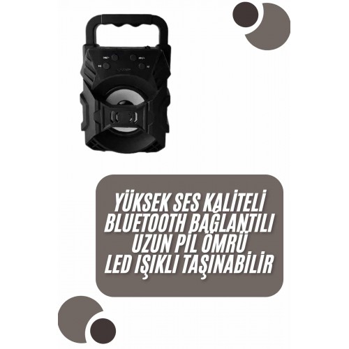 Kablosuz Bluetooth Hoparlör Ses Bombası RGB Işıklı Taşınabilir Yüksek Ses Kaliteli Kablosuz Bluetooth Hoparlör Ses Bombası RGB Işıklı Taşınabilir Yüksek Ses Kaliteli