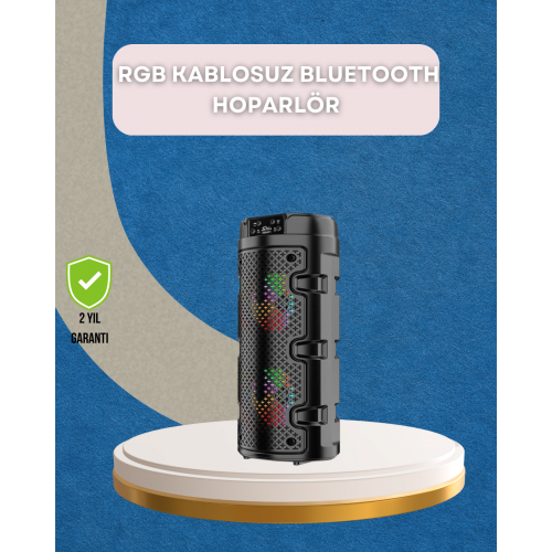 USB SD Kart ve AUX Girişli Taşınabilir Hoparlör