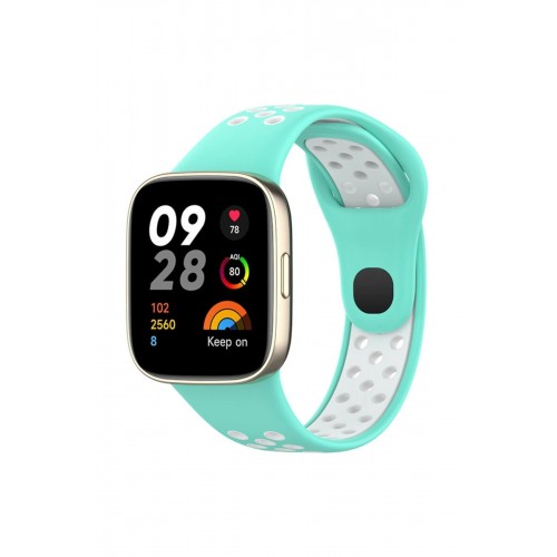Xiaomi Redmi Watch 3 Spor Delikli Kordon uaz-Beyaz-(5796)