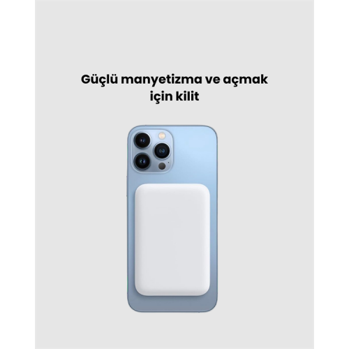 Ultra İnce Manyetik Powerbank – Hızlı Şarj Güçlü Tutuş 10000 mAh Kapasite Ultra İnce Manyetik Powerbank – Hızlı Şarj Güçlü Tutuş 10000 mAh Kapasite