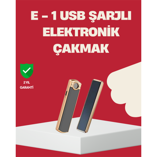 Rüzgar Geçirmez Elektronik Çakmak – Modern Tasarım Metal Gövde