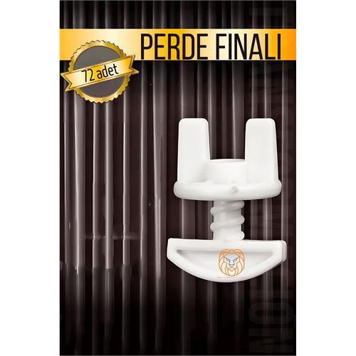 Turk Perde Finali Perde Sonlandırıcı Stop Korniş Finali Sonu 72 Adet