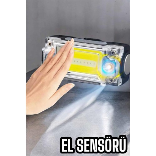 Şarjlı Kafa Feneri Suya Dayanıklı Ayarlanabilir Kamp Feneri