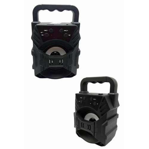 Işıklı Bluetooth Hoparlör Ses Bombası Taşınabilir Yüksek Ses Kaliteli Radyo Özelliği