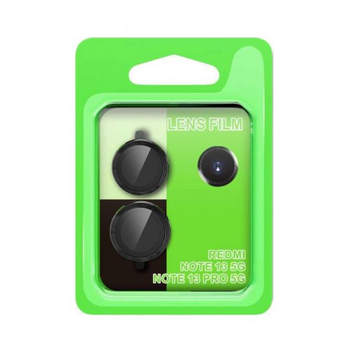 Xiaomi Redmi Note 13 Pro 5G Raze Metal Kamera Lens - Siyah-(5796)