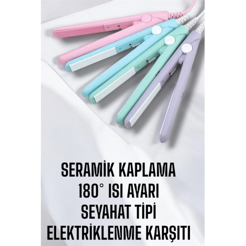 Kompakt ve Hafif: Elektriklenme Karşıtı Mini Saç Düzleştirici