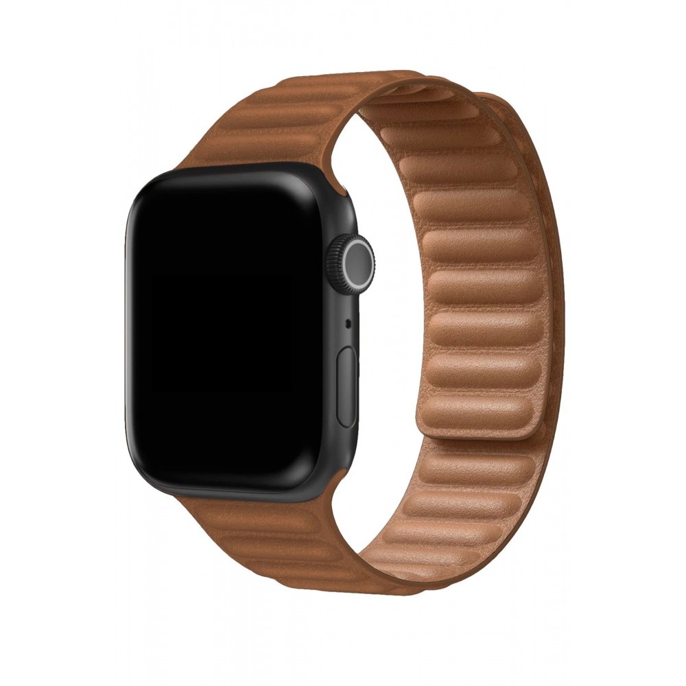 Apple Watch 38mm Loop Kordon - Kahverengi-(5796)